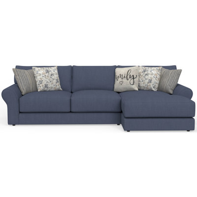 Cape May - Canapé-lit 2 pièces avec sièges confortables et 5 coussins décoratifs inclus
