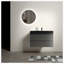 Meuble-lavabo simple 35,8 po avec comptoir en céramique