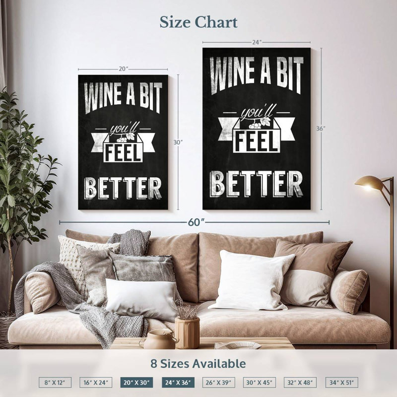 Signe du vin Kema, H 36 po x l 24 po