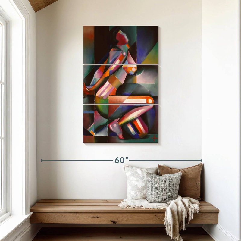 Leisha Roundism VI, 45" H x 28" W