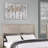 Rustic Style Bed 1pc Two Panel Headboard-1274006529