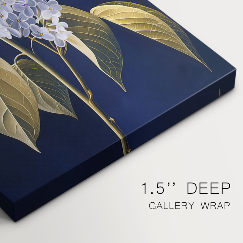 Floral Study Series LX III - Ensemble de toiles tendues avec châssis Premium - Prêt à être accroché