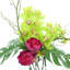 Tropical Arrangement with Orchids and Peonies