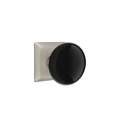 Double Dummy Ebony Knob with Quincy Rose