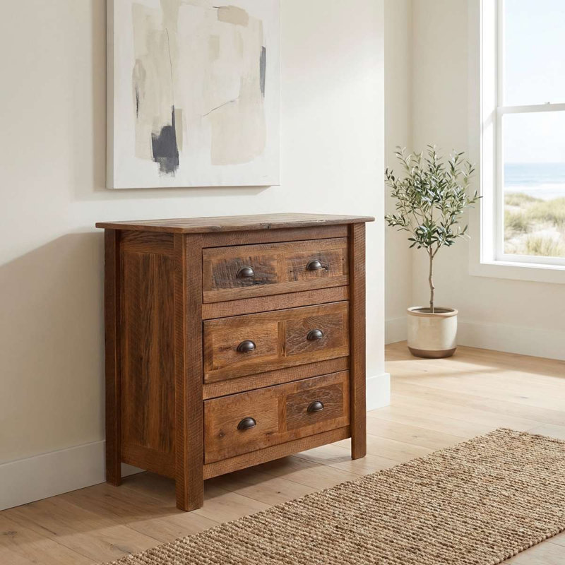 Fireside Lodge Appalachian Three Drawer Chest - Premium Line, Hickory