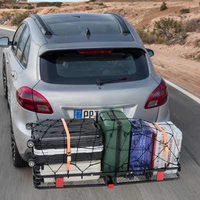 Porte-bagages avec filet d'attelage 500 lb
