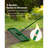 Lawn Leveling Rake, 48"x10" Level Lawn Tool, Heavy-duty Lawn Leveler with 78" Steel Extended Handle, Yard Leveling Rake Suit for Garden, Golf Lawn, Farm