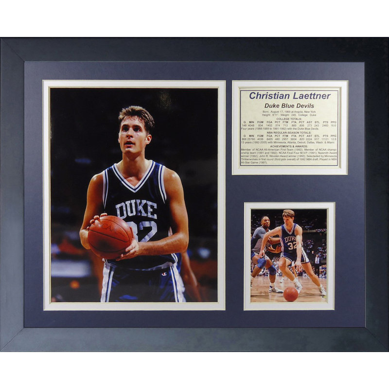 Souvenirs encadrée « christian laettner duke »