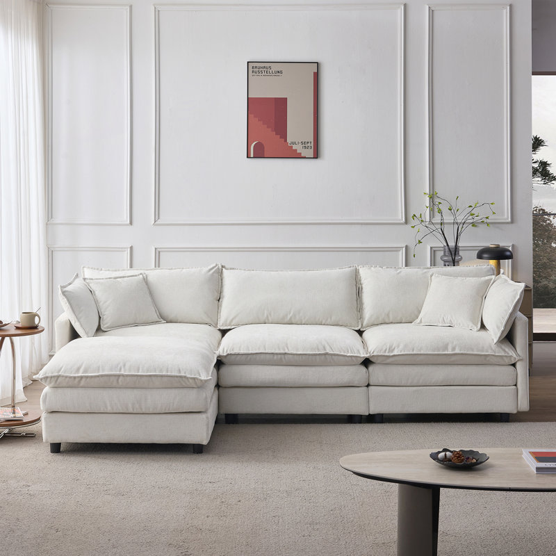 Canapé modulaire modulaire, Beige