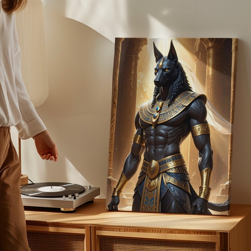Wall Art Canvas Here Is The Product Description And Seo Optimization For Your Anubis Warrior, 20" H x 20" W