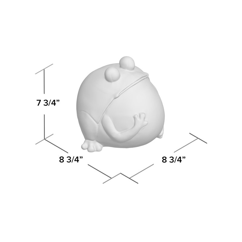 Frog Ceramic Garden Statue