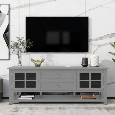 Multifunctional TV Stand With Ample Storage Space, Entertainment Center For Organizing TV Accessories, Games, And More