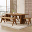 Table de salle à manger brune-2135597110