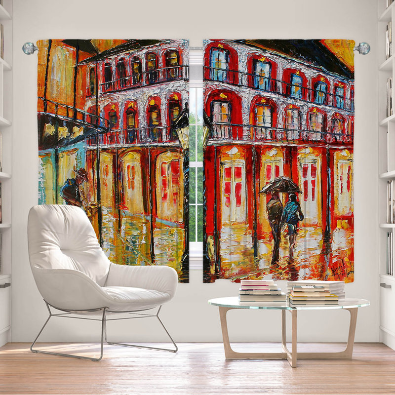 Ensemble de rideaux en polyester 2 pièces Eimo, L 40 po x L 61 po