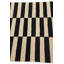 Tapis noir et blanc Ousley