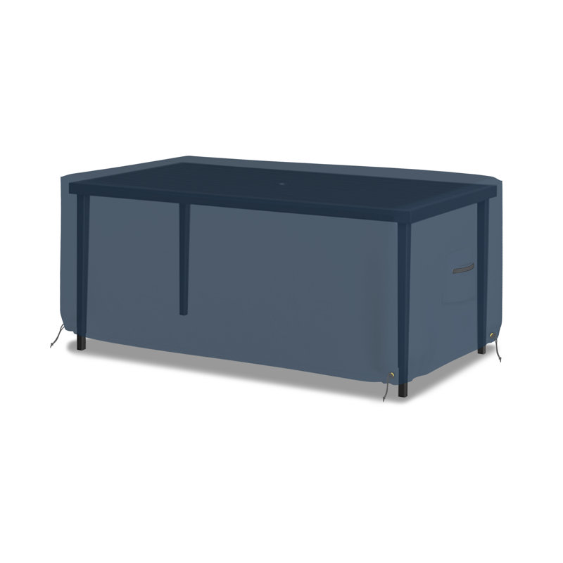 Outdoor Patio Table Cover, 61cm H x 274.3cm W x 127cm D, Blue