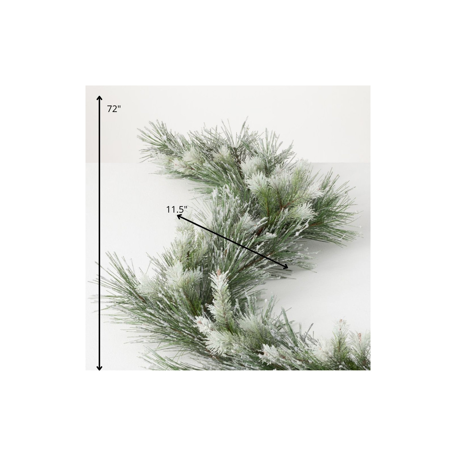 72'' in. Faux Pine Garland