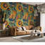 Murale abstraite Surat Peel & Stick - motif floral moderne-106363090