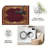 1PC Vintage Burgundy Gold Ornate Filigree Royal area rugs for Living Room, Soft and Comfortable, Suitable for all seasons, easy-to-maintain, machine washable Indoor floor mat, Under Table Farmhouse suitable for dining room, bedroom, kitchen,-129513578