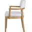 De 2 chaises d'appoint en gorges et en chêne, siège rembourré, structure en bois, pour une assise confortable, une posture de maintien droite, chaises de salle à manger modernes 2 en A, sièges, structure naturelle,