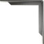 Support en acier martelé blanc l 2 po x P 12 po x H 12 po-112065730-64105909