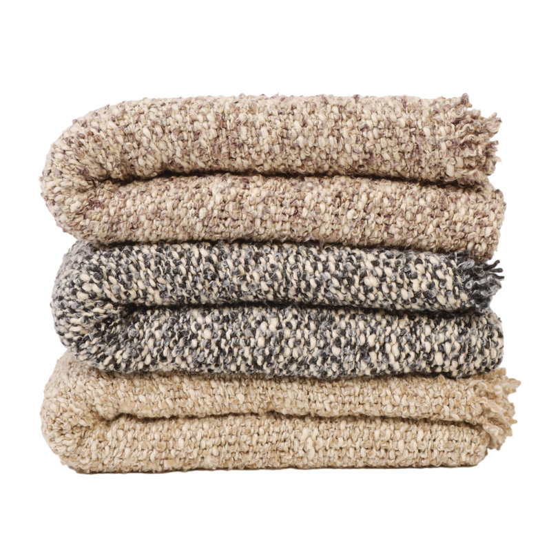 Brentwood Hand Woven Throw Blanket, Ocean