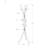 Johnstown 11-Hook Metal Freestanding Coat Rack -307060382
