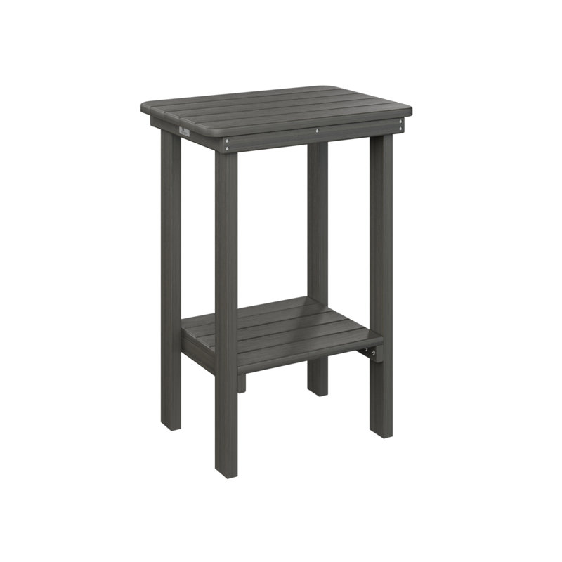 Outdoor Rectangular Counter Table, Coastal Gray