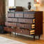 Armoire d'appoint en noyer massif