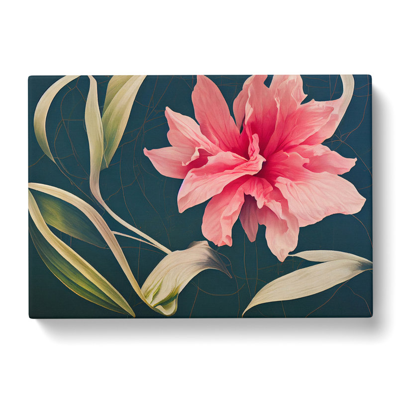 Thrilling Flower - Wrapped Canvas, 50cm H x 76cm W x 3cm D