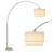 DOUBLE SHADE MARBLE BASE FLOOR Lamp