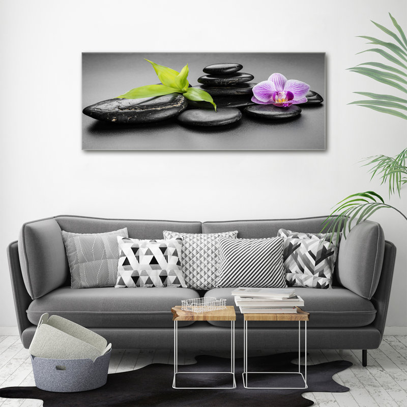 Zen Stones - No Frame Print on Canvas