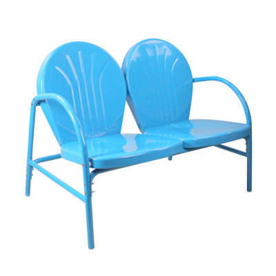 47-Inch Outdoor Retro Tulip Loveseat