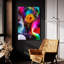 Art mural en verre épique «Synesthetic Aurora» par Mario Sanchez Nevado, 24 po x 36 po-935333230