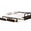 Lit de jour en bois avec lit gigogne et deux tiroirs de rangement, lit de jour extensible, canapé-lit pour le salon de la chambre à coucher-1470192639