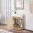 Hearns 18.6" Bathroom Vanity with Ceramic Sink, Vanity with 2-Tier Shelf, Left or Right Orientation-645102927