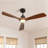 Karlena 52'' Ceiling Fan with LED Lights and Remote Control-1838717465