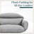 Smythe Modern Double Swing Cushion Only – Replacement 2-Person Egg Chair Pad – Overstuffed Water-Resistant Indoor/Outdoor Pillow-879695430
