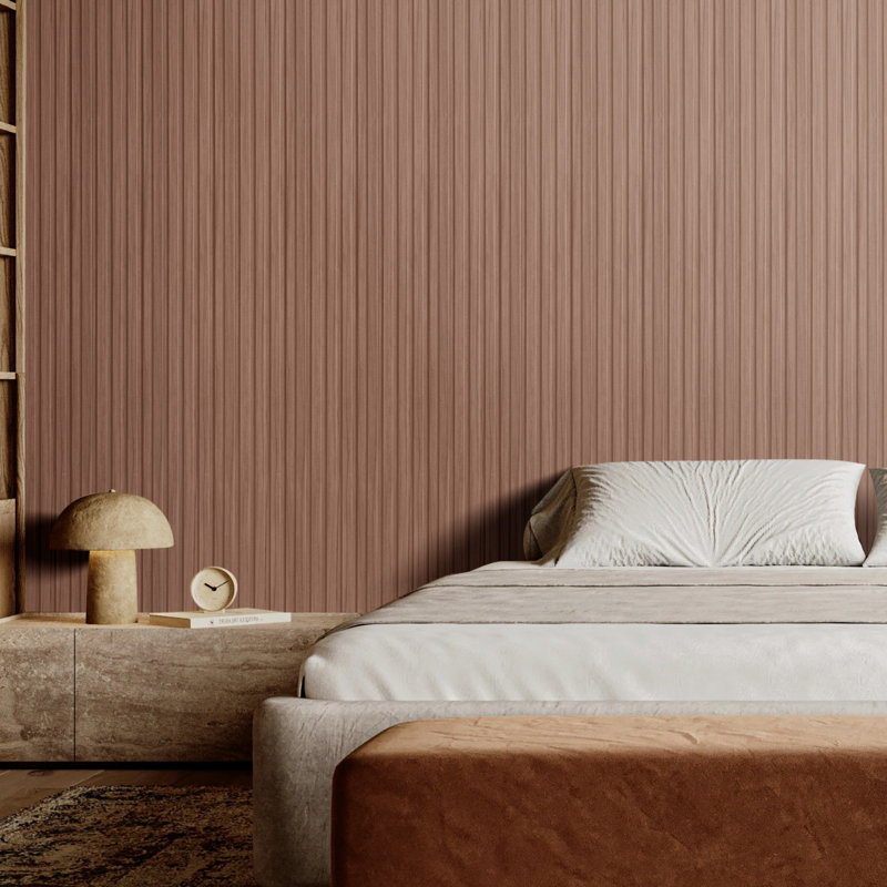 Panneaux de lattes en bois 8 pièces 96 x 6 pouces pour mur moderne, Bois