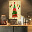 «Deconstrstruction Abstract Red and Green Christmas Tree», peinture-33440228-35119282