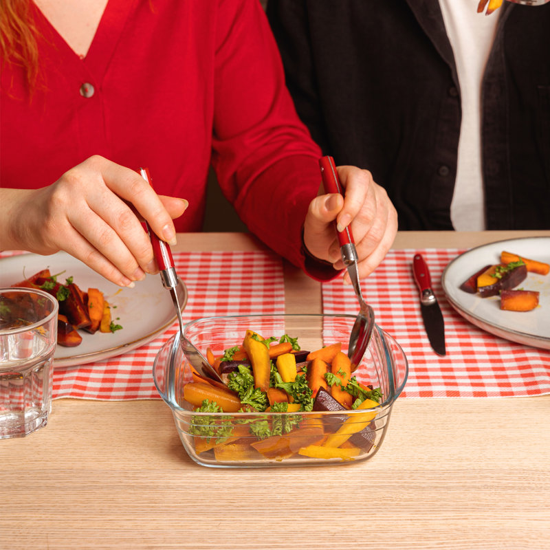 O Cuisine O Cuisine Glass Roaster Glass 1 Piece Casserole Set, 25 x 22