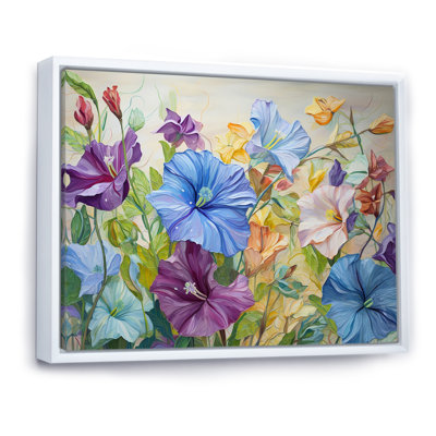 Mauve matin, gloire et fleurs I