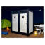 Cabine de toilette portative pour deux personnes - Toilettes extérieures avec éclairage, évier et ventilateur pour chantiers de construction, événements et fêtes