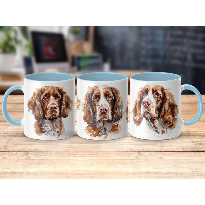 Ceramic Coffee Mug, 3, Light Blue