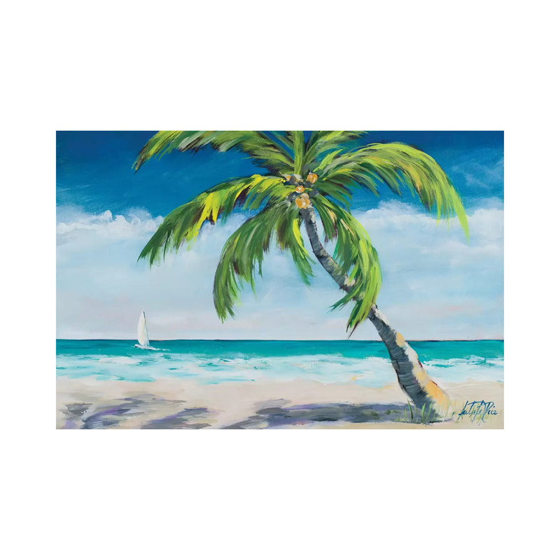 Ocean Breeze I by Julie Derice - Wrapped Canvas Painting, 66.04 cm H x 45.72 cm W