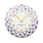 Violet Check Clock