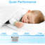 Climatiseur de fenêtre intelligent 10000 BTU avec WiFi et télécommande et contrôle d'application, ultra-silencieux, refroidit jusqu'à 450 pieds carrés. Pi. Installation facile