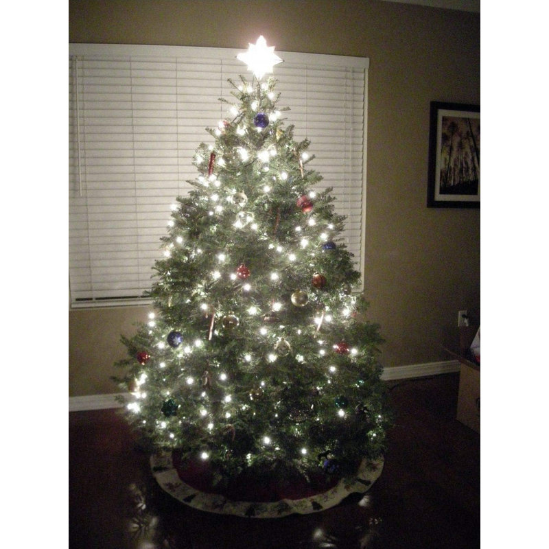 LED Indoor / Outdoor String Lights, 25cm H x 75cm L x 4cm D, Cool White