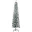 Arbre de Noël artificiel avec branches enneigées et base en métal