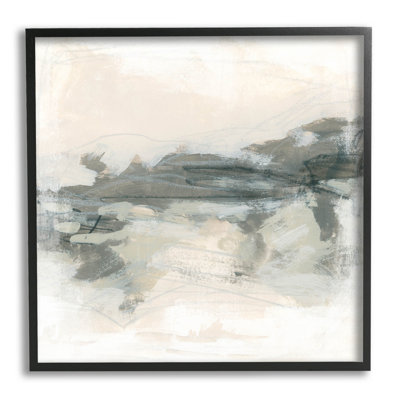 " Streaked Abstract Shape " by June Erica Vess Painting Print